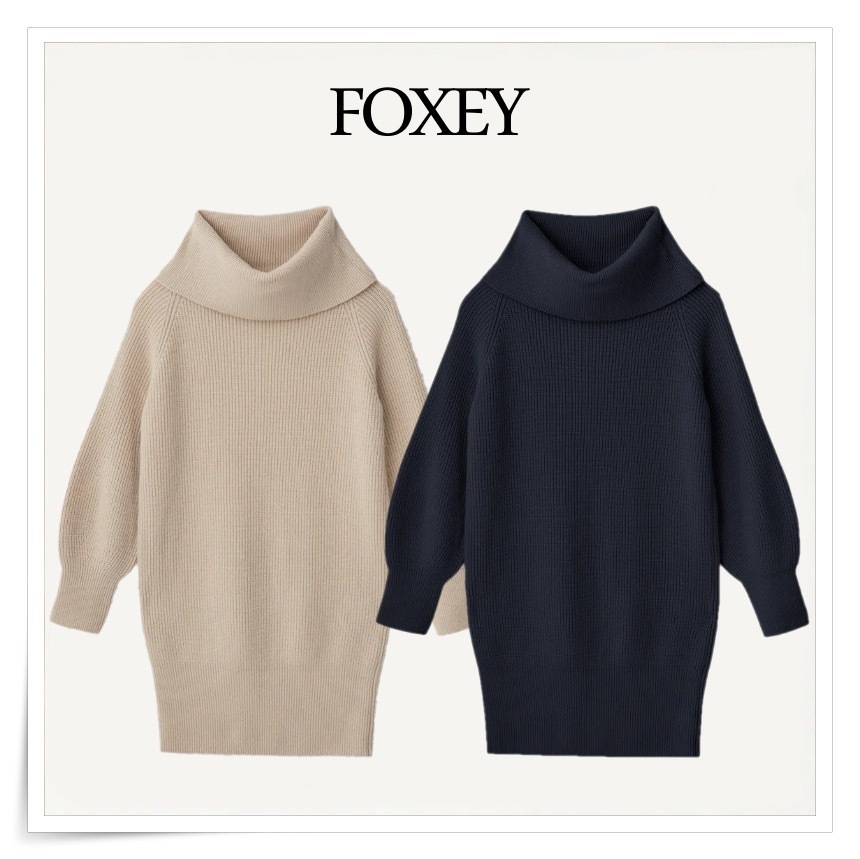 売り切り❣️【未使用品】FOXEY フォクシー ニットトップス ラッフル
