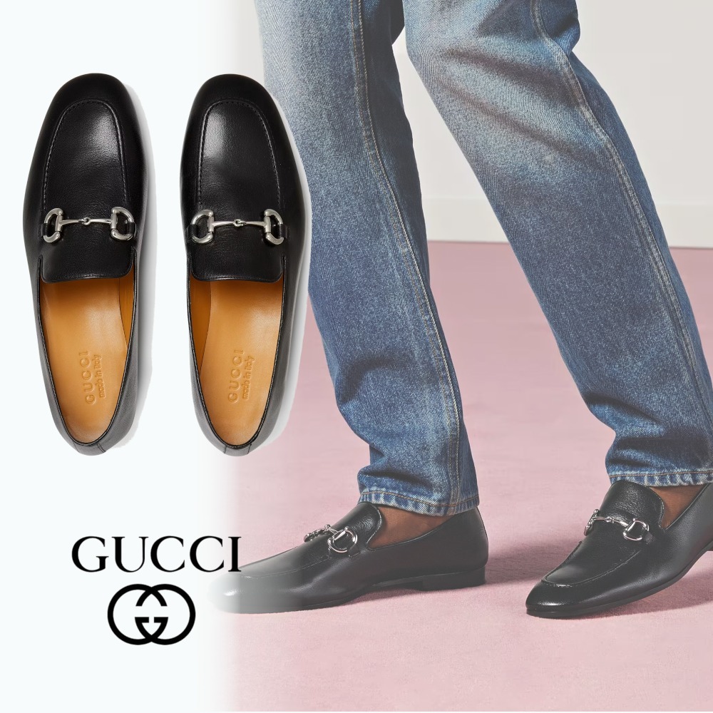 22新作 グッチ ホースビット付き メンズ ローファー (GUCCI/ドレス 