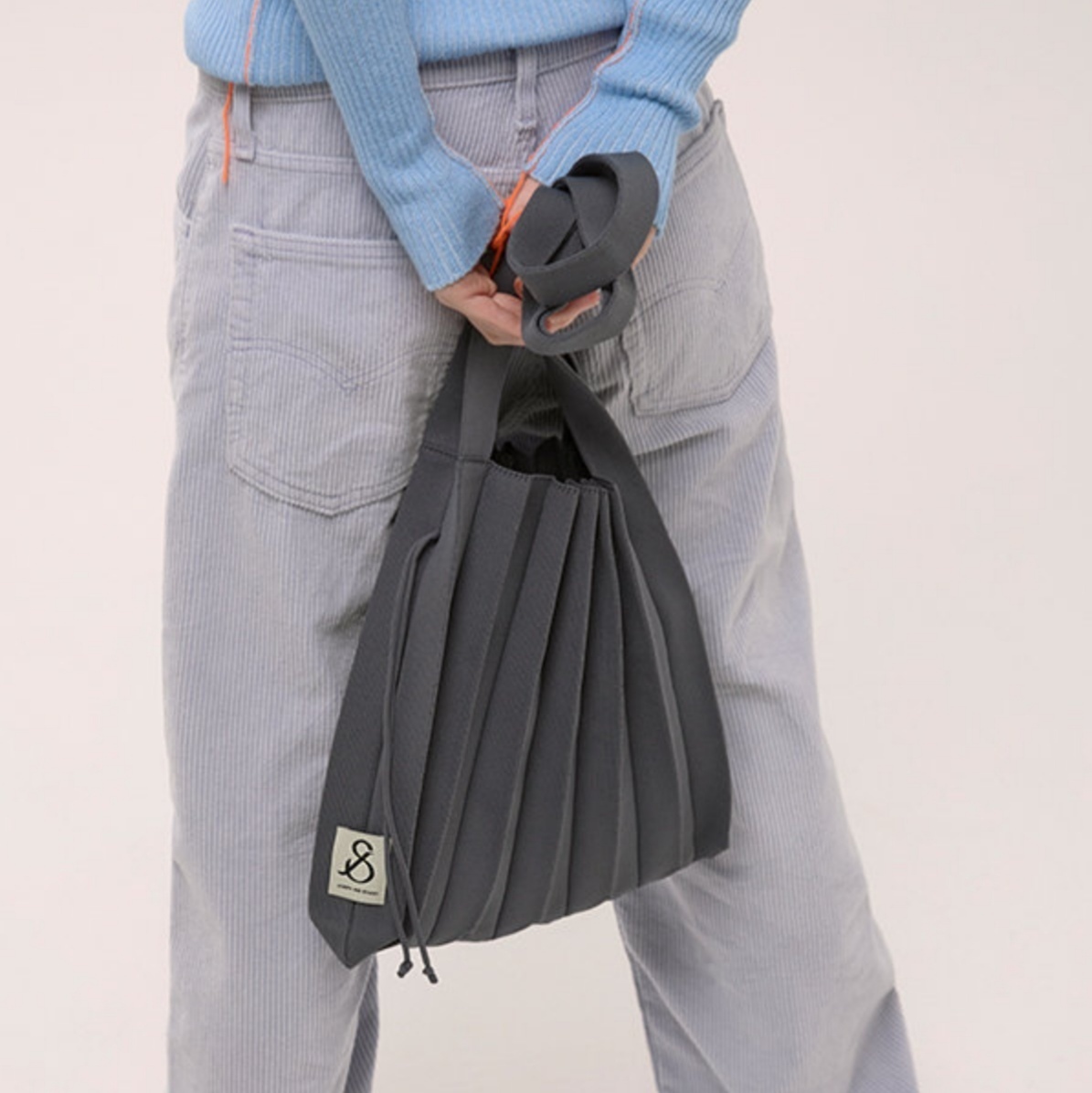 JOSEPH&STACEY】Lucky Pleats Knit M 全17色 韓国 バッグ Ω