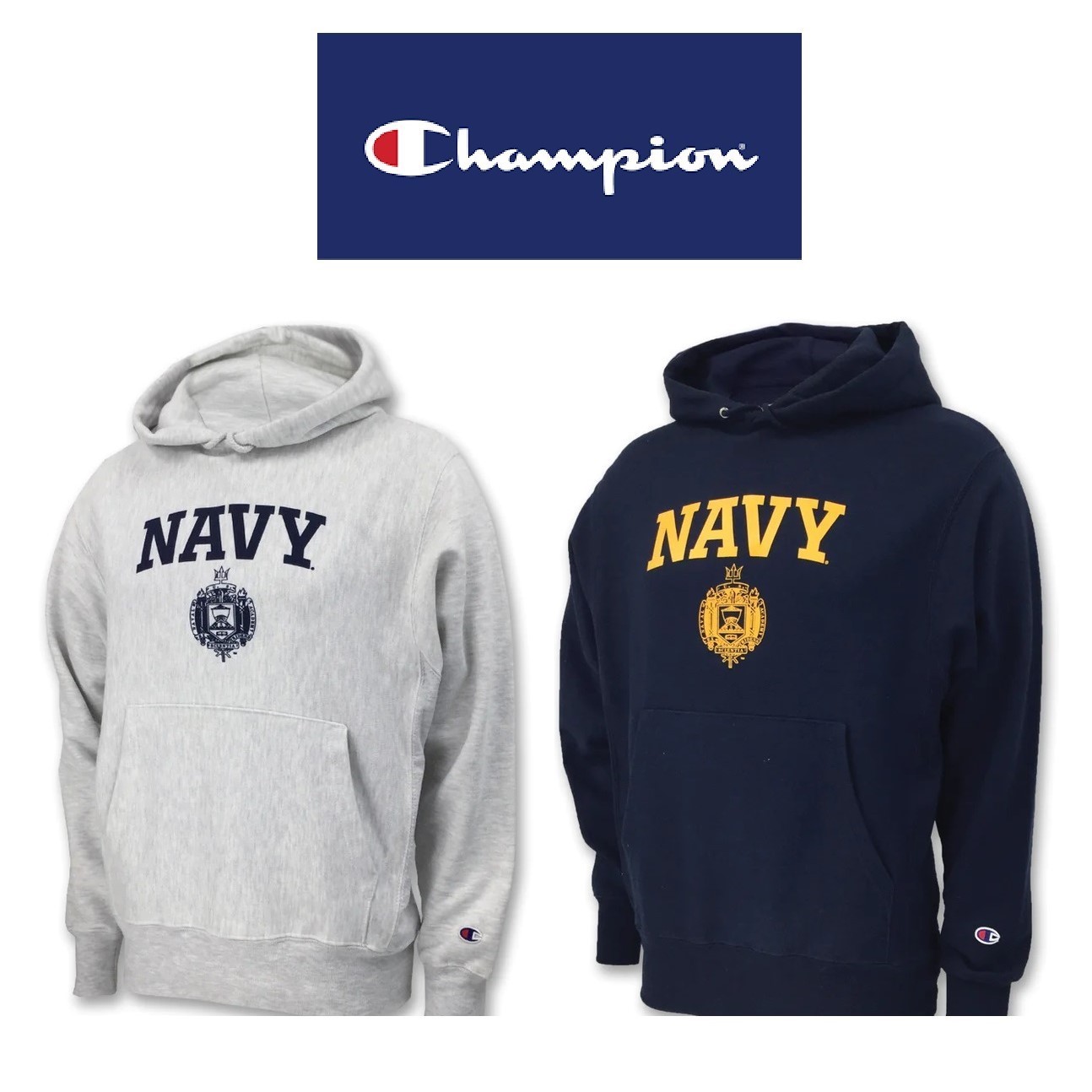 Sale!! Champion USNA Navy CHAMPION REVERSE WEAVEフーディ