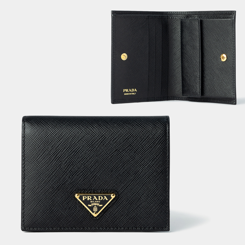 関税負担なし☆PRADA プラダ Small サフィアーノレザー財布