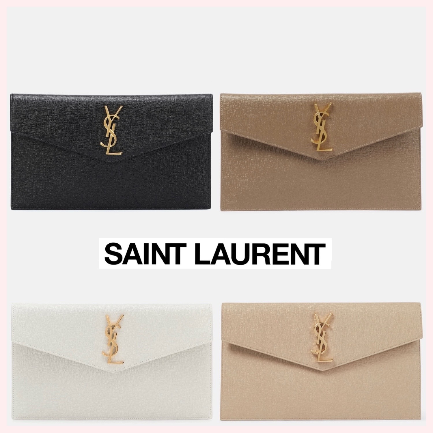 ☆SAINT LAURENT☆関税込♪日本未入荷♪Uptown クラッチバッグ