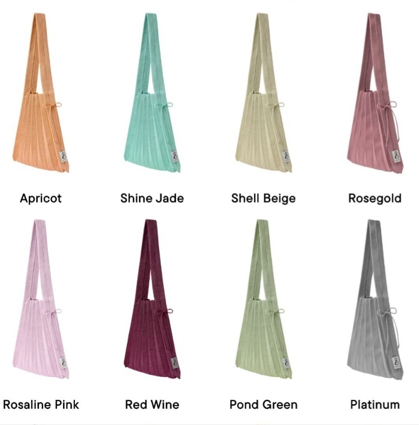 【JOSEPH&STACEY】Lucky Pleats Knit M Mix 全14色 韓国 バッグ JOSEPH&STACEY】Lucky Pleats Knit M Starry 全14色 韓国
