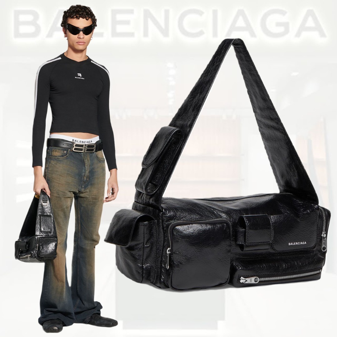 送料込*直営店*BALENCIAGA*SUPERBUSY SMALL スリングBAG