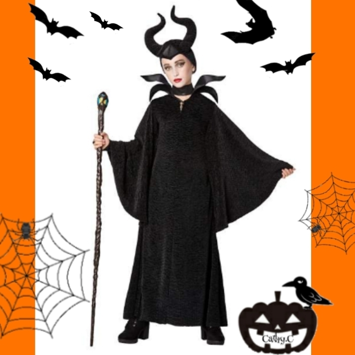 ハロウィン*コスチューム*コスプレ*子供*女王*マレフィセント