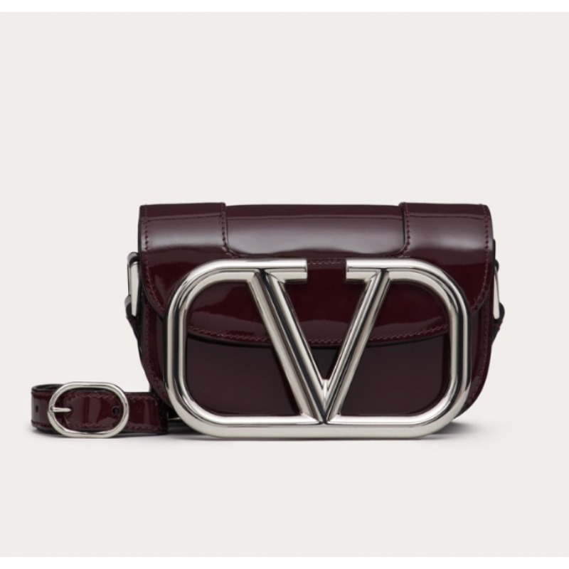 VALENTINO スモール クロスボディ バッグ スーパーVEE パテント