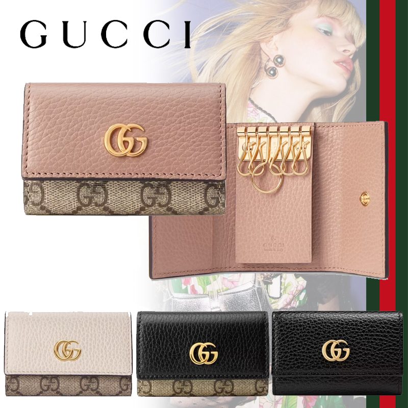 ◆すぐ届く◆【GUCCI】GGロゴ レザー キーケース