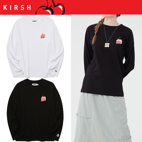 ★2022FW新作★KIRSH★CHERRY CAKE GRAPHIC LONG SLEEVE T-SHIRT