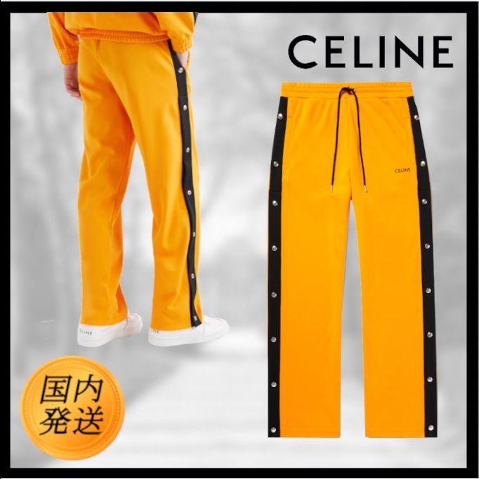 最高の品質 限定♪【国内発送☆CELINE】ボタンディテールトラック