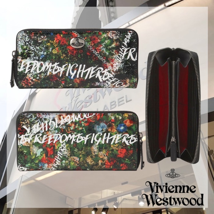 未使用級✨ ヴィヴィアン FREEDOM FIGHTER FLOWER 折り財布