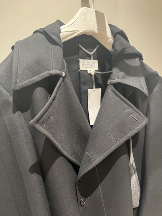Maison Margiela Plain Outlet Chester Coats (S50AA0104 S52332 900)