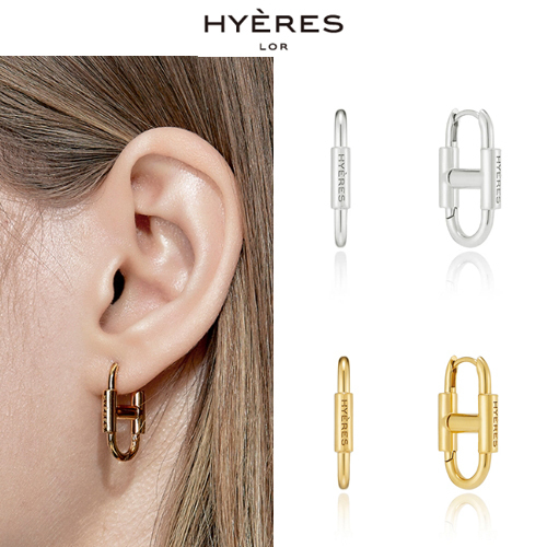 ★BTS 着用 BRAND★HYERES LOR★SILVER EMBLEM EARRING