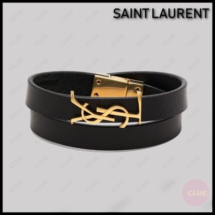 レザー(本革) Saint Laurent x ブレスレット(メンズ) - 海外通販のBUYMA