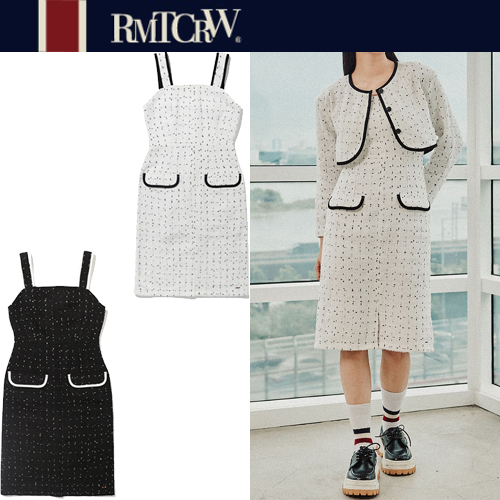 ★2022FW新作★ROMANTIC CROWN★PURE TWEED DRESS