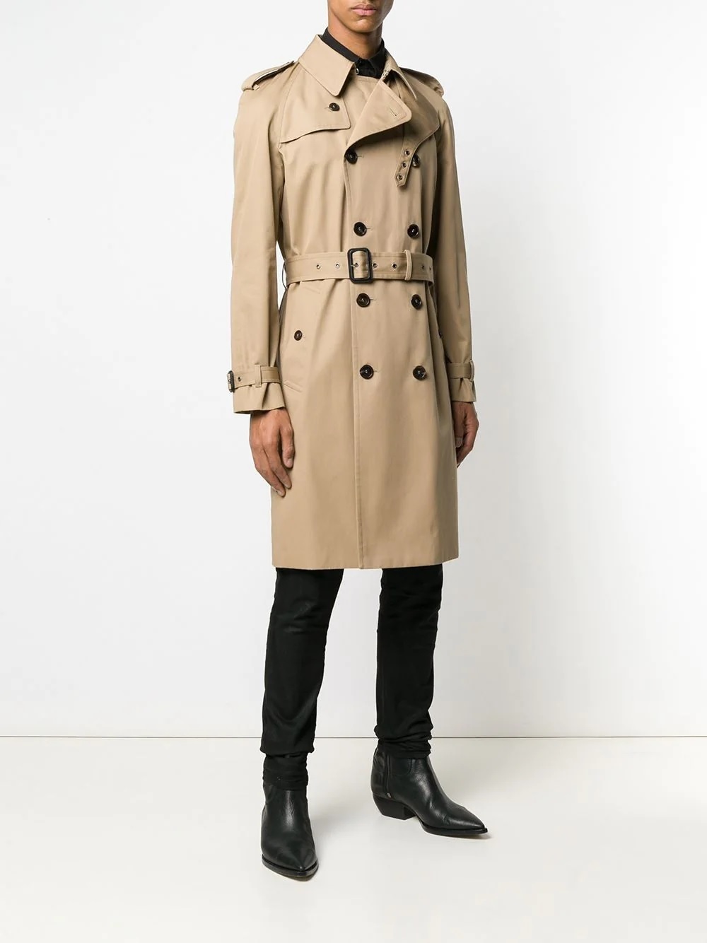 Burberry´s ベージュ ダブルブレスト トレンチコート メンズ