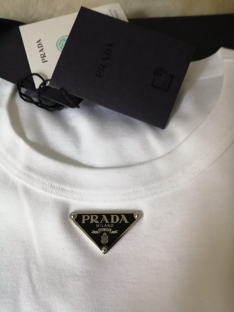 PRADA新作【UJN824_11ZM_F0002 COTTON T-SHIRT】 (PRADA/Tシャツ