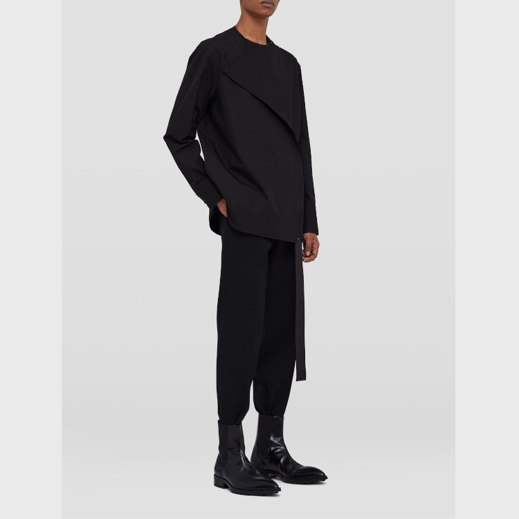【関税込み】Jil Sander ブラック ボクシーフィット シャツ Jil sander＊Shirt ボクシーフィットシャツ＊送料込