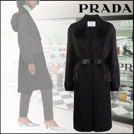 カシミヤ PRADA x コート(レディース) - 海外通販のBUYMA