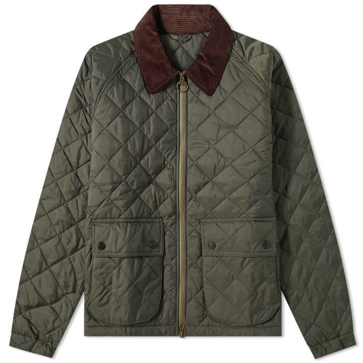 BARBOUR バブアー DOM キルティングジャケット コーデュロイ襟