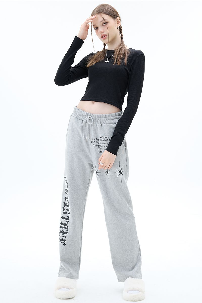 LUV IS TRUE☆韓国☆日本未入荷☆MZ STAR GLITTER PANTS 2色