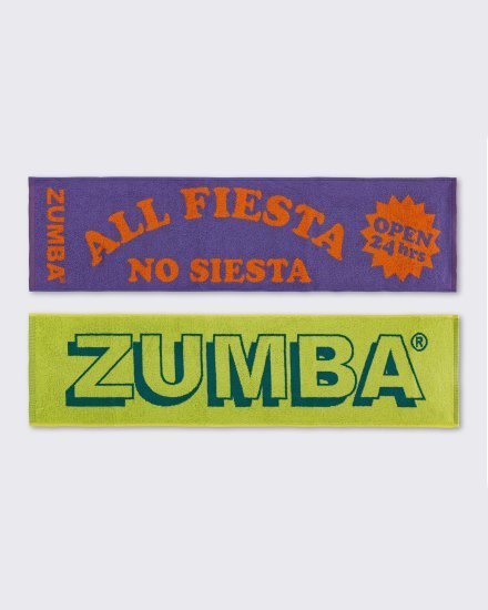 【即納 】All Fiesta No Siesta Fitness Towels ズンバ タオル2P