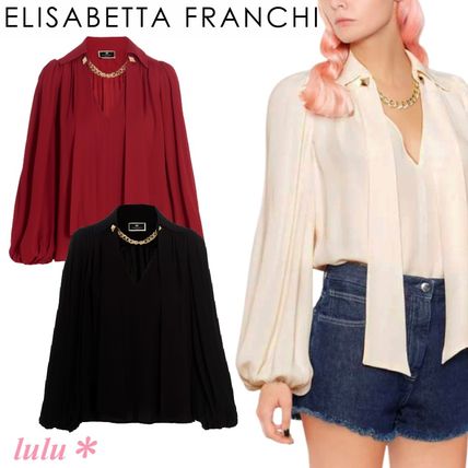 ELISABETTA FRANCHI x ブラウス・シャツ(レディース)|新作を海外通販 ELISABETTA FRANCHI x ブラウス・シャツ(レディース)|新作を海外通販