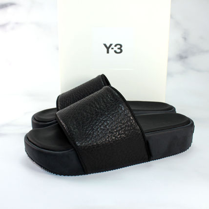 Y-3 More Sandals Street Style Collaboration Logo Sandals