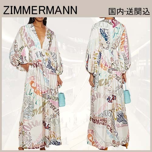 幅広type Zimmermann シルク ワンピース | southbayplanning.com