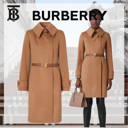 カシミヤ Burberry(バーバリー) コート(レディース) - 海外通販のBUYMA