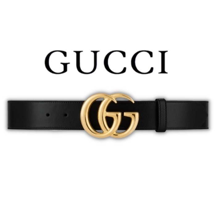 定番の中古商品 GUCCI レザーベルト シャイニーバックル ベルト 定番の中古商品 GUCCI レザーベルト シャイニーバックル ベルト