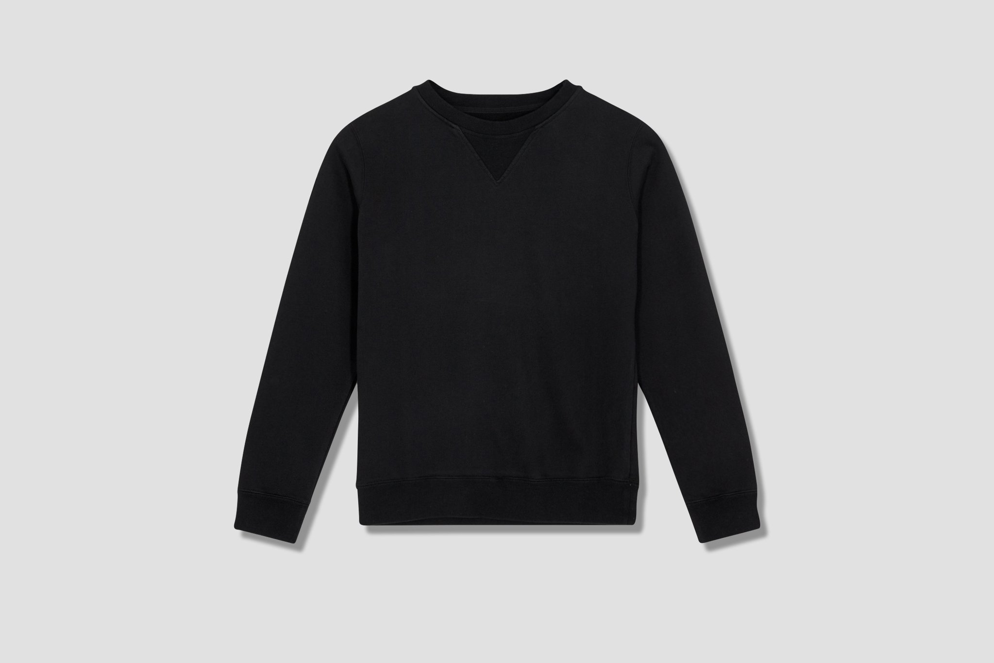 定番 マルジェラ 無地 ソリッド スウェット 黒 (Maison Margiela