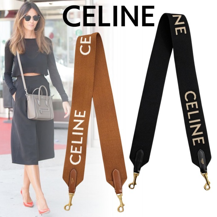 ◆すぐ届く◆【CELINE】ロングストラップ 手持ちバッグに♪