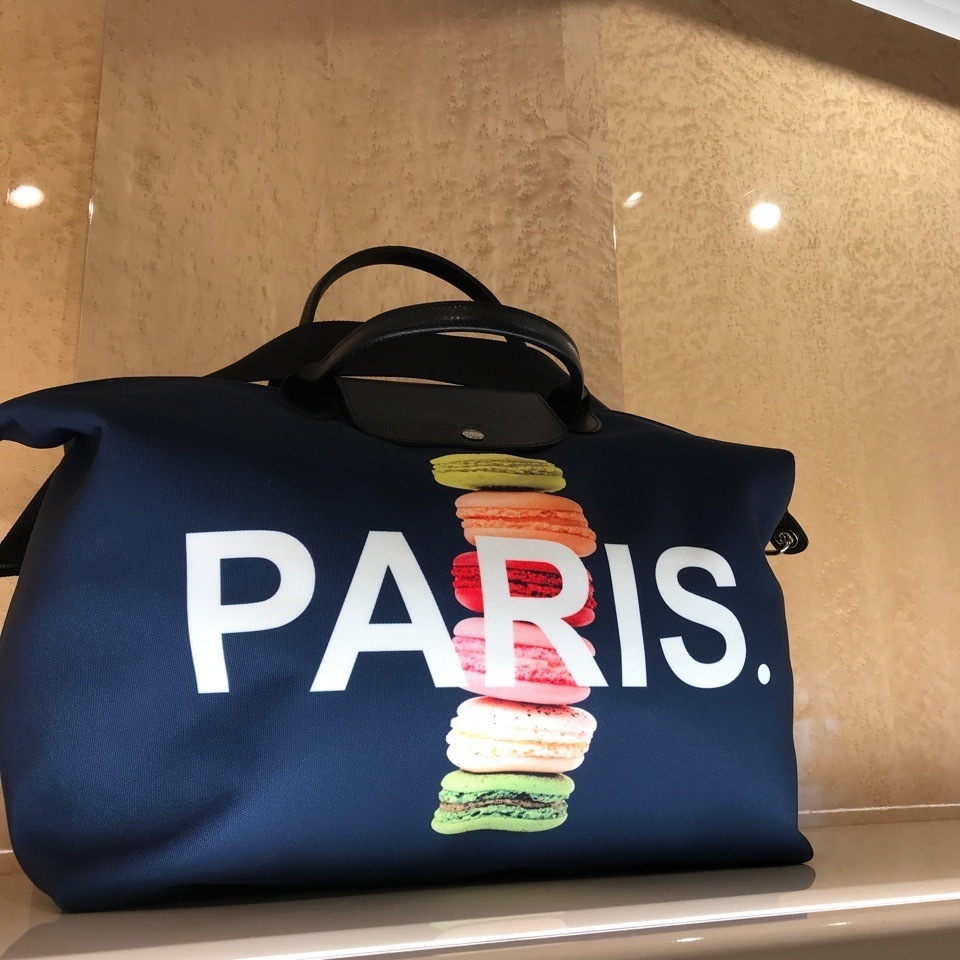 パリ限定アイテム【Longchamp】トラベルバッグ L Marine Macaron パリ限定アイテム【Longchamp】トラベルバッグ L Marine Macaron