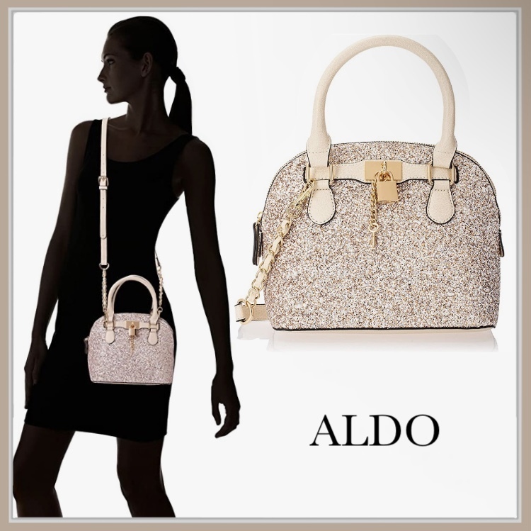 希少!【ALDO】 2way グリッター サッチェルバッグ