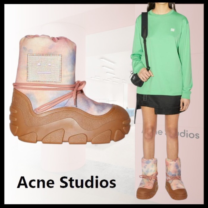 関税送料込☆Acne Studios☆クラウドスノーブーツピーチオレンジ www