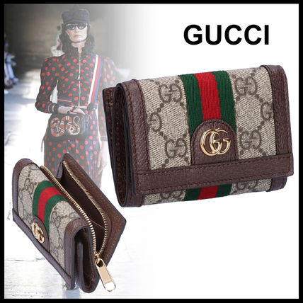 GUCCI Ophidia(グッチ オフィディア) 折りたたみ財布(レディース ...