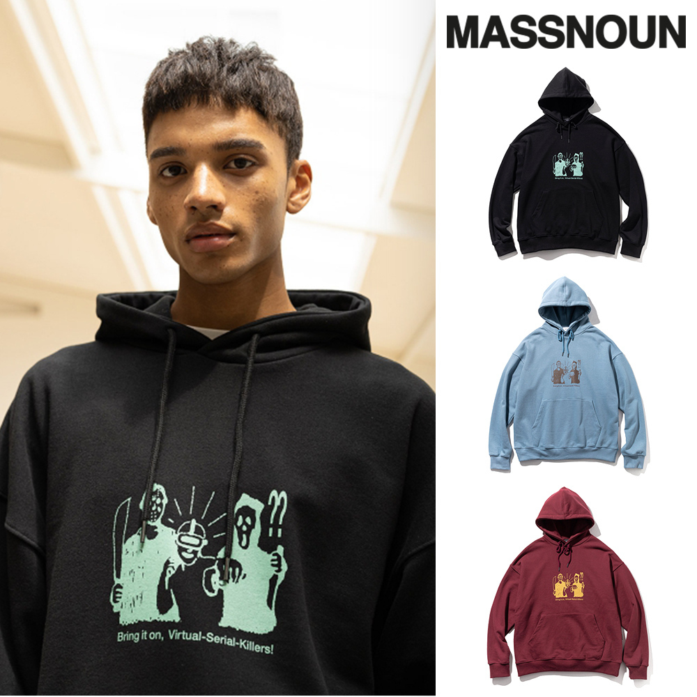 【massnoun】22FW★ SERIAL KILLER OVERSIZED HOODIE
