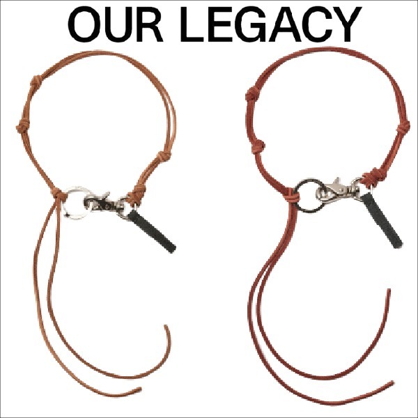 ブランド通販 OUR 22FW新色 2色 キーホルダー ネックレス レザー LEGACY*LADON 小物