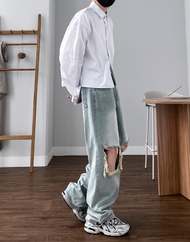 【YOURNUS】 Yello Vintage Washed Wide Denim YOURNUS】 Yello Vintage Washed Wide Denim (YOURNUS/デニム