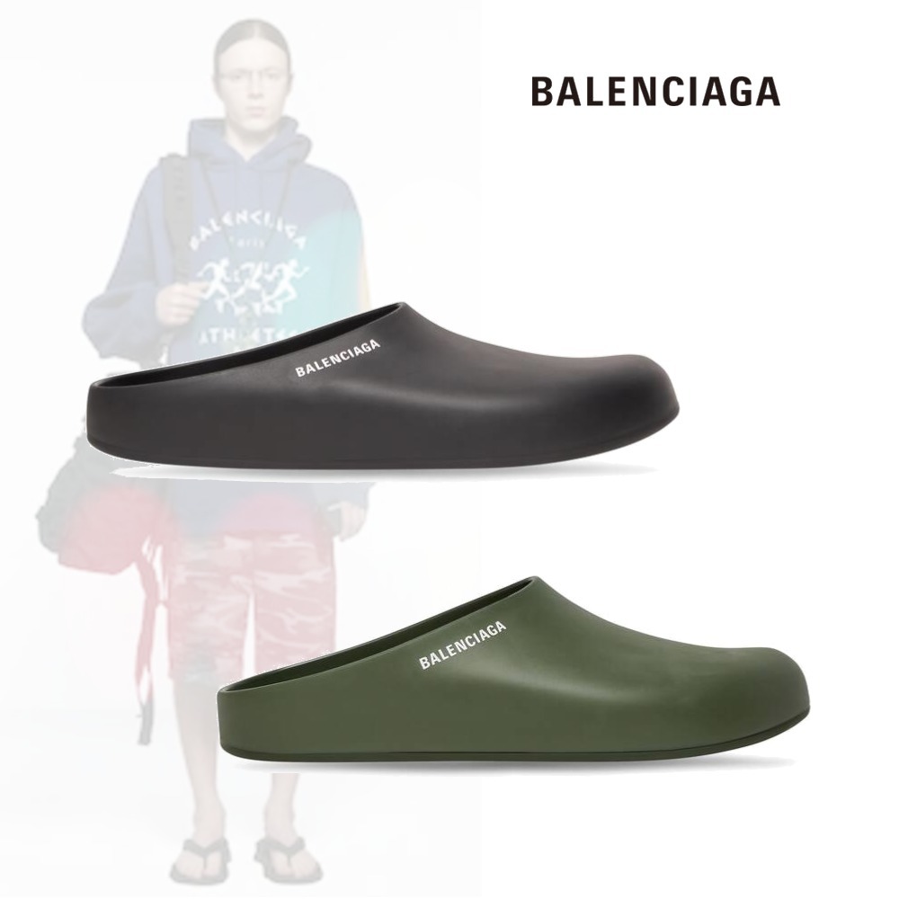 ●送料込●BALENCIAGA●POOL CLOSED スライドサンダル