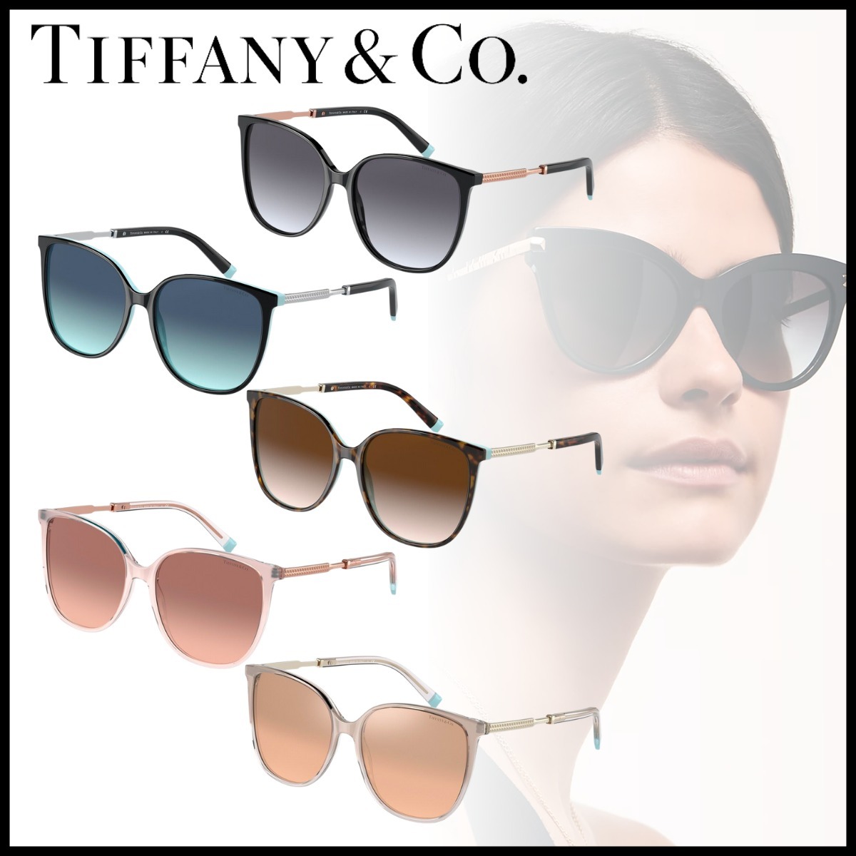 【Tiffany】サングラス TIFFANY&Co. ティファニー サングラス 0TF4188D ブラック