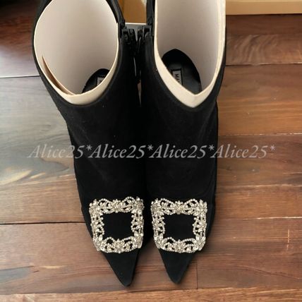 Manolo Blahnik(マノロブラニク) ショートブーツ・ブーティ(レディース Manolo Blahnik(マノロブラニク) ショートブーツ・ブーティ(レディース