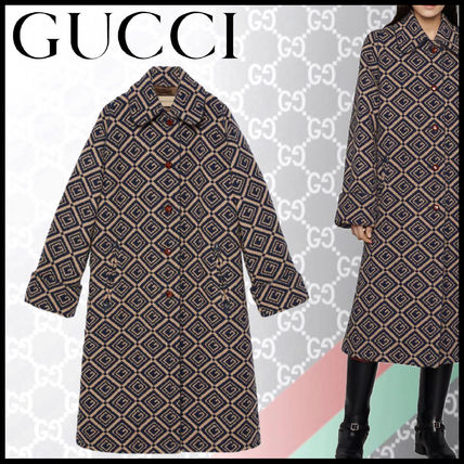 ツイード GUCCI(グッチ) コート(レディース) - 海外通販のBUYMA