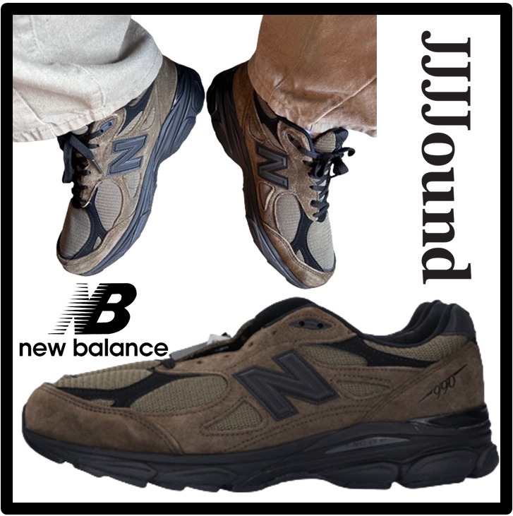 関税込☆New Balance★New Balance x JJJJound 990v3 BrownBlack