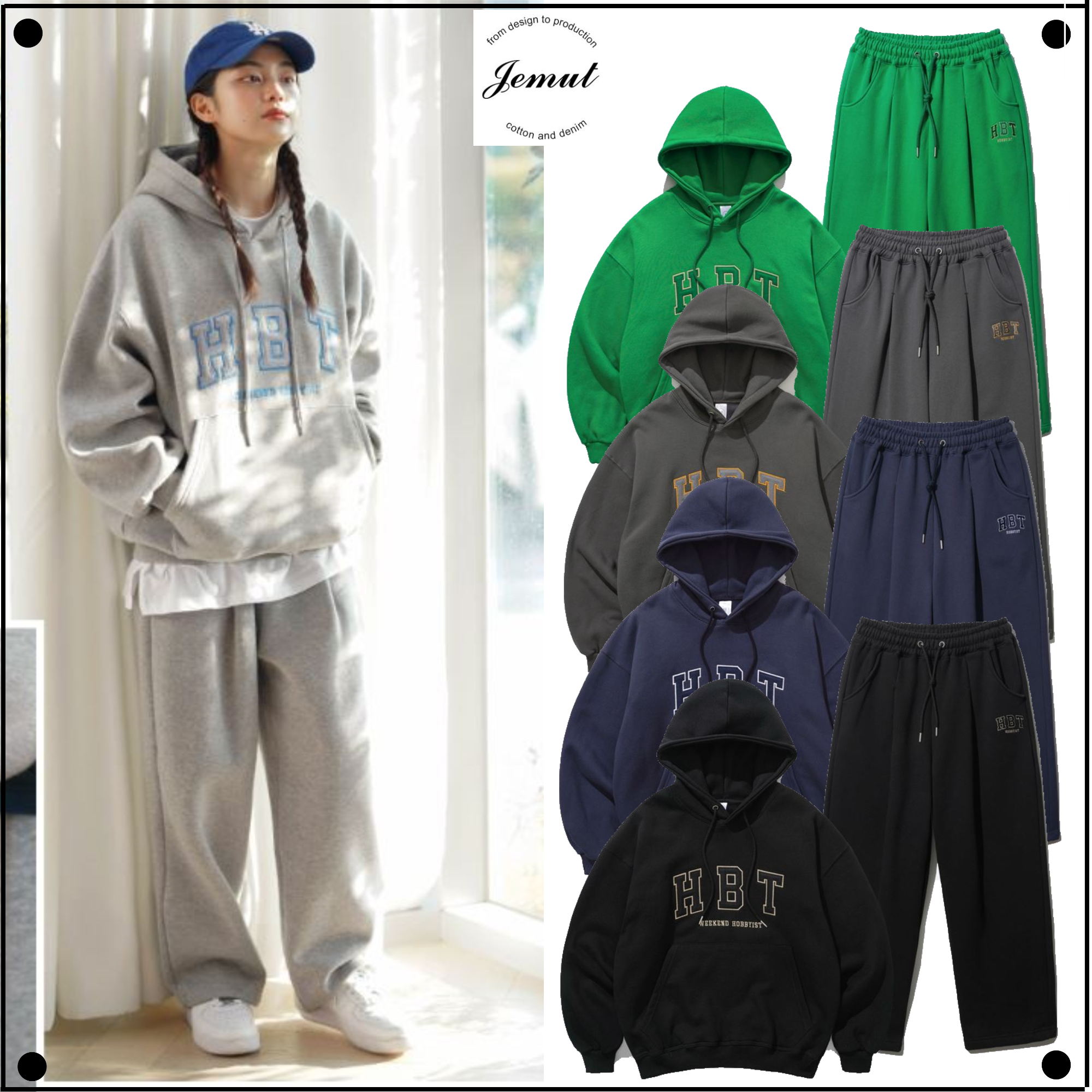 JemutのHobbisst Napping Hood Setup 全5色