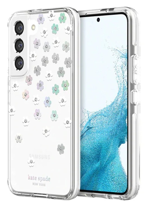 可憐な花柄ビジュー★Kate Spade★スマホケース☆GALAXY S9/S9+ galaxy kate spade new york(ケイトスペード) iPhone
