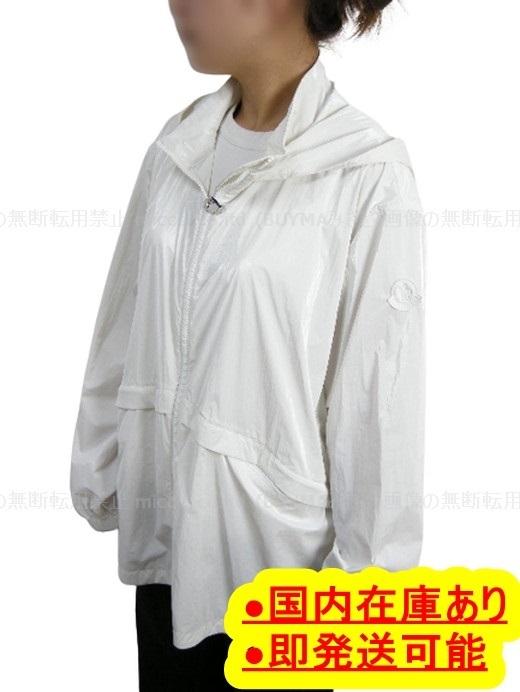 sz 3◆確保済 関税無 国内発MONCLERナイロンジャケットLOUVOIS白