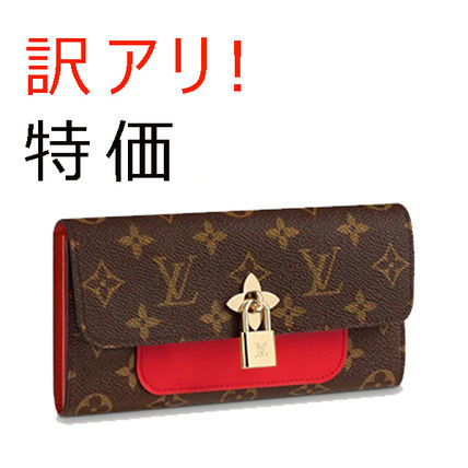 レッド(赤)系 Louis Vuitton MONOGRAM(ルイヴィトン モノグラム) 長 ...