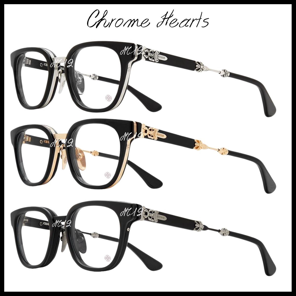 【CHROME HEARTS(クロムハーツ)】定番メガネ ★注目★ 関税込み