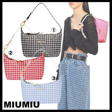 ギンガムチェック MiuMiu x バッグ・カバン(レディース) - 海外通販のBUYMA